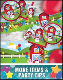 Farm Animals Party Supplies, Decorations, Balloons and Ideas